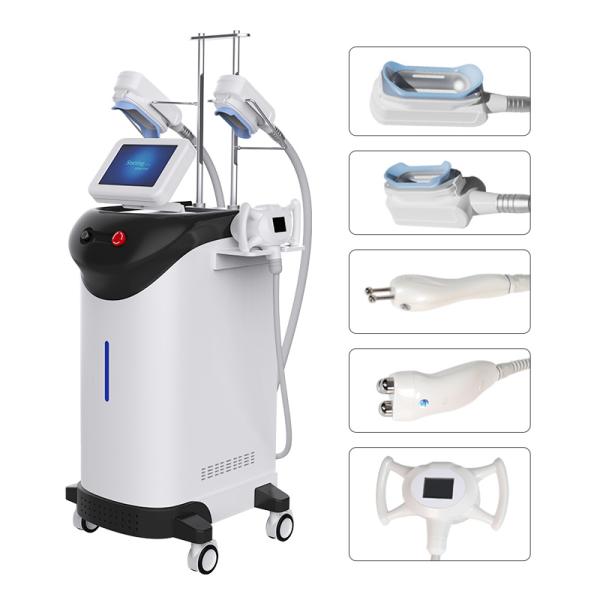 2 cryo handles 360 degree bipolar three polar rf 40khz cavitation multi function cryolipolisis machine