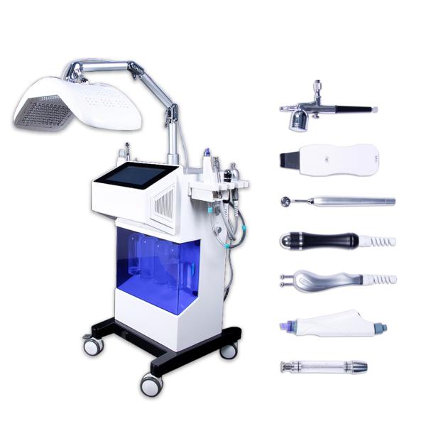 8 in 1 Hydrodermabrasion Hyro peeling hydra dermabrasion facial machine with led light