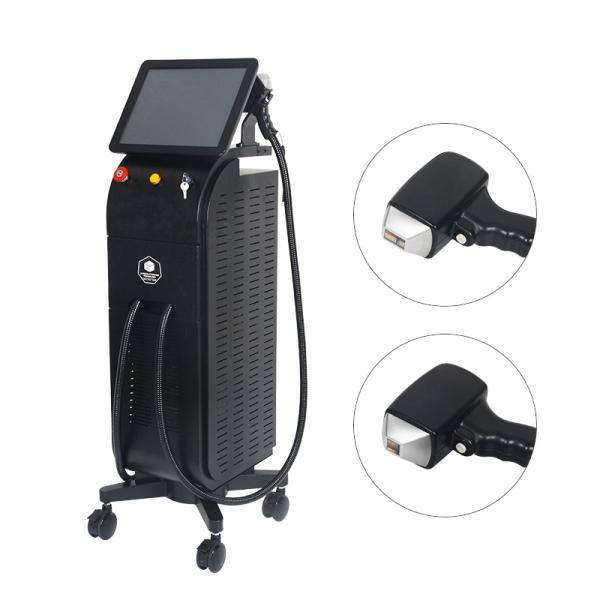 Dual handles diode laser hair removal machine 600w 400w