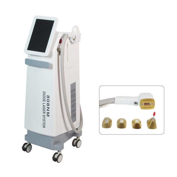 High power 2000w diode laser hair removal machine with 4 changeable heads