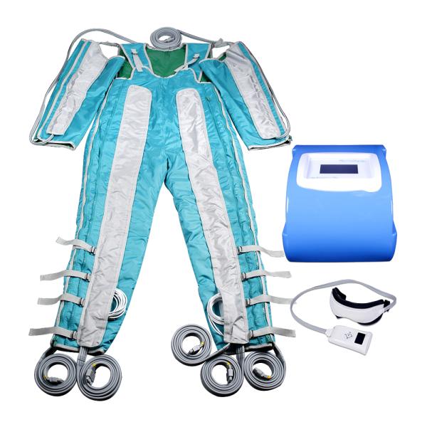 Home use 3 in 1 infrared pressotherapy machine with suspend trouser+sleeves