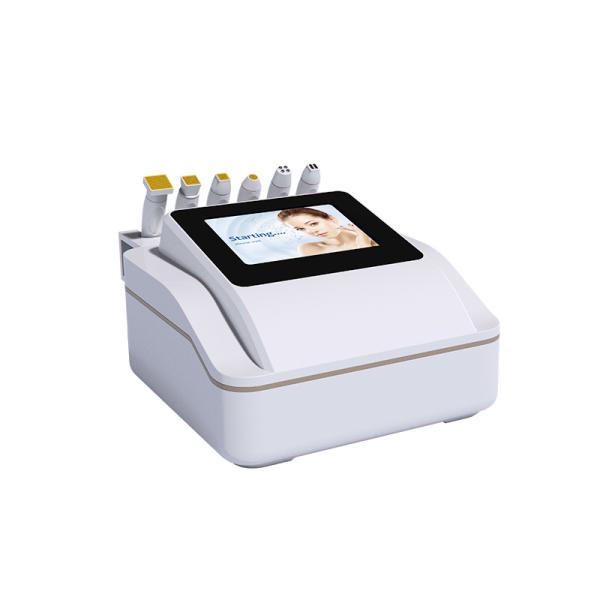 Portable 6 in 1 multi function face lifting anti aging ems fractional radio frequency machine