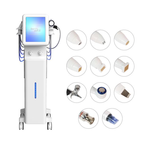 Slim shape multifunctional hydra spa facial machine with ems and rf